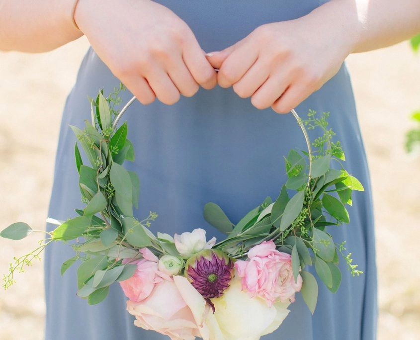 Hoop bouquet