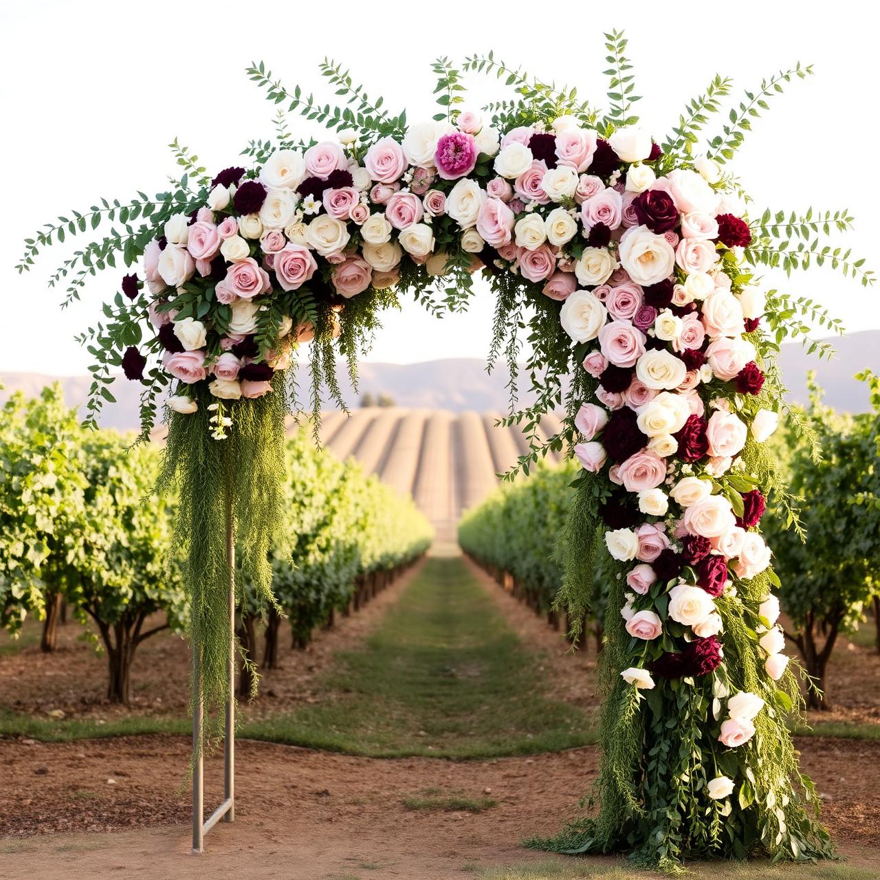 Floral Arch — EV Floral Design, Napa Valley